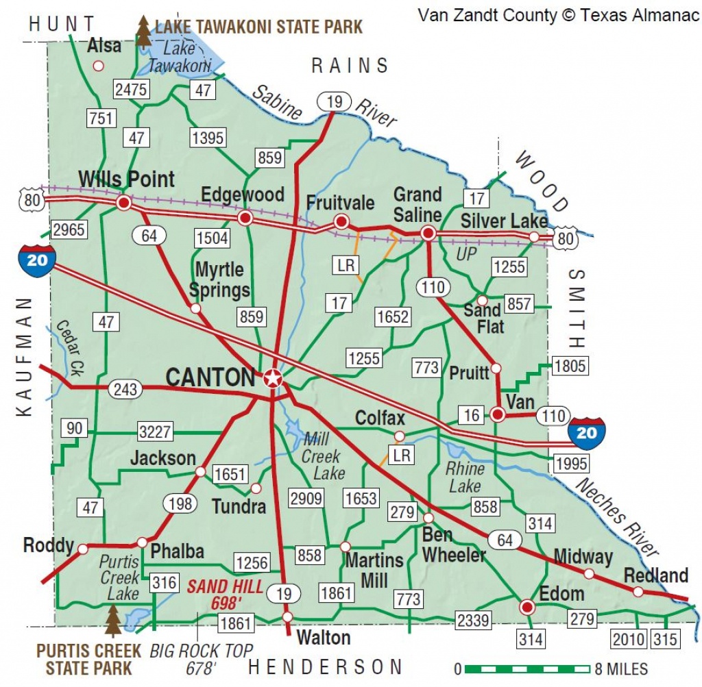 Canton Texas Map - Printable Maps