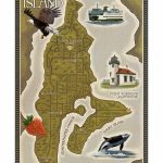 Vashon Island, Washington   Map Laminated Printlantern Press   Vashon Island Map Printable