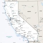 Vector Map Of California Political | One Stop Map   Map Of Bishop California Area