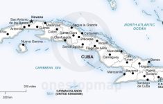 Printable Map Of Cuba