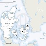 Vector Map Of Denmark Political | One Stop Map   Printable Map Of Denmark