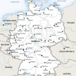 Vector Map Of Germany Political | One Stop Map   Printable Map Of Germany