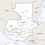 Vector Map Of Guatemala Political | One Stop Map   Printable Map Of Guatemala
