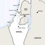 Vector Map Of Israel Political | One Stop Map   Israel Outline Map Printable
