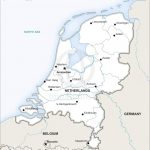 Vector Map Of Netherlands Political | One Stop Map   Printable Map Of Holland