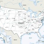 Vector Map Of United States Of America | One Stop Map   Printable Map Of Usa With States And Cities