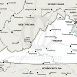 Vector Map Of Virginia Political | One Stop Map   Virginia State Map Printable
