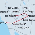 Vegas To La: Grand National Parks | Intrepid Travel Au   Map Of California National Parks And Monuments