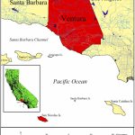 Ventura County Geography   Ventura California Map