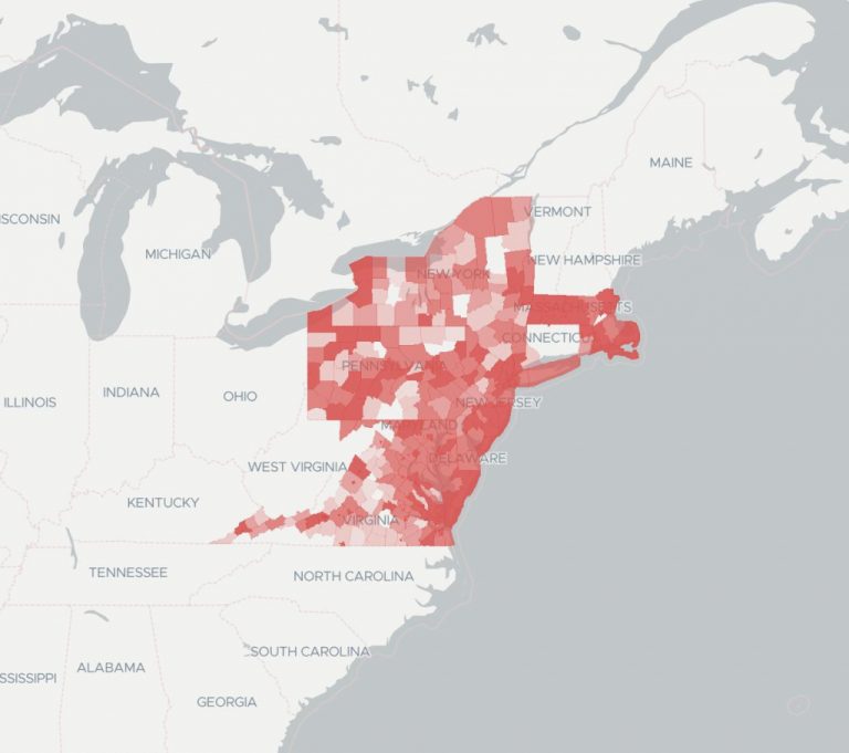 Verizon High Speed Internet Internet Coverage And Availability Map