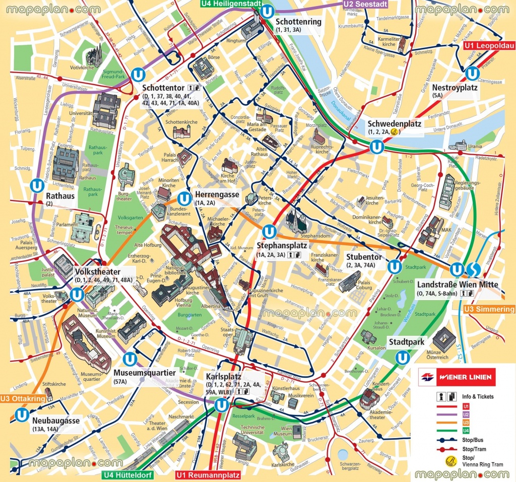 Vienna City Map Printable Printable Maps