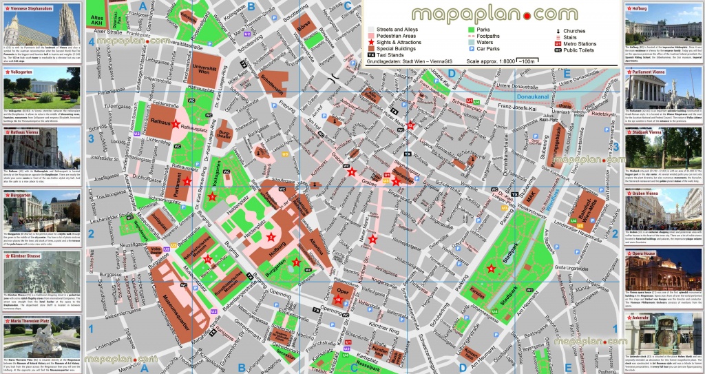 Vienna Maps - Top Tourist Attractions - Free, Printable City Street - Printable Map Of Vienna