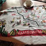 Vintage California Tablecloth California Map Tablecloth | Etsy   Vintage California Map Tablecloth