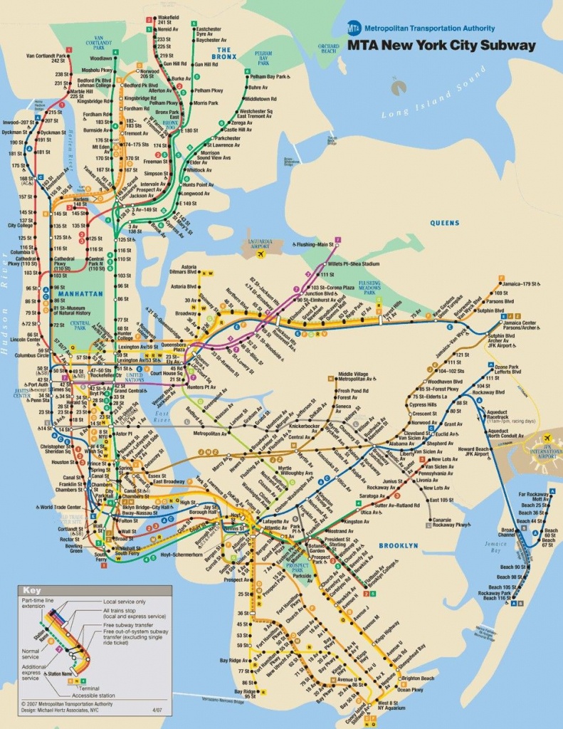 Vintage New York Subway Maps | New York City Subway Map Printable - Printable Subway Map