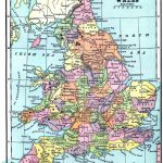 Vintage Printable   Map Of England And Wales | World Of Maps   Printable Map Of Wales