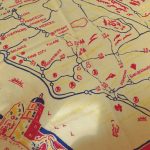 Vintage Soft Felt California Map Table Cloth | Etsy   Vintage California Map Tablecloth