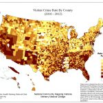 Violent Crime Ratecounty (2010 To 2012) – Ncmi   Orange County Florida Crime Map