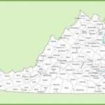 Virginia County Map   Virginia County Map Printable