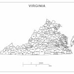 Virginia Labeled Map   Virginia County Map Printable | Printable   Virginia County Map Printable