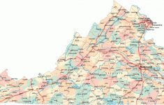 Virginia State Map Printable