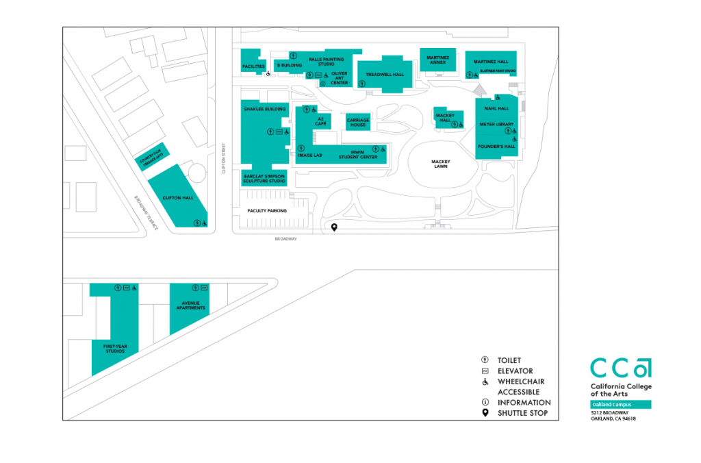 Visit California College Of The Arts | Cca - California Institute Of The Arts Campus Map