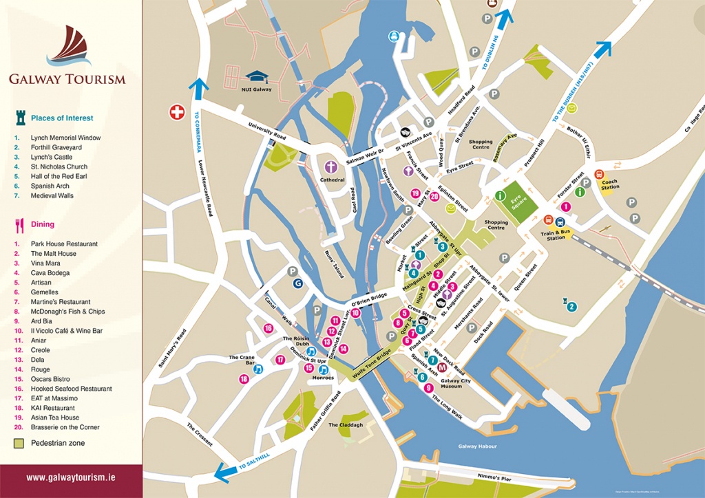 Visit Galway 2018 | Festivals | Galway Bay Hotel - Galway City Map Printable