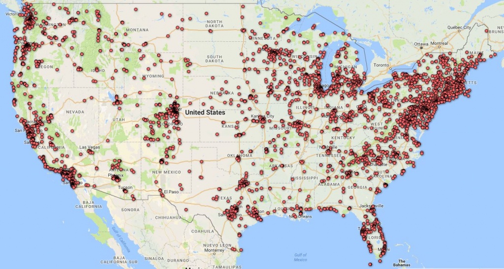 Visual Maps Of How American Craft Beer Has Grown Since 1977 - California Brewery Map