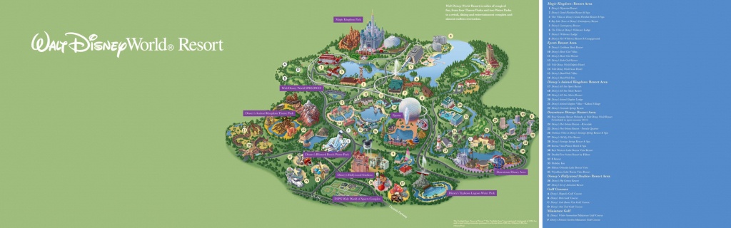 Walt Disney World® Resort Map- Wyndham Lake Buena Vista - Hotel Near - Walt Disney Florida Map