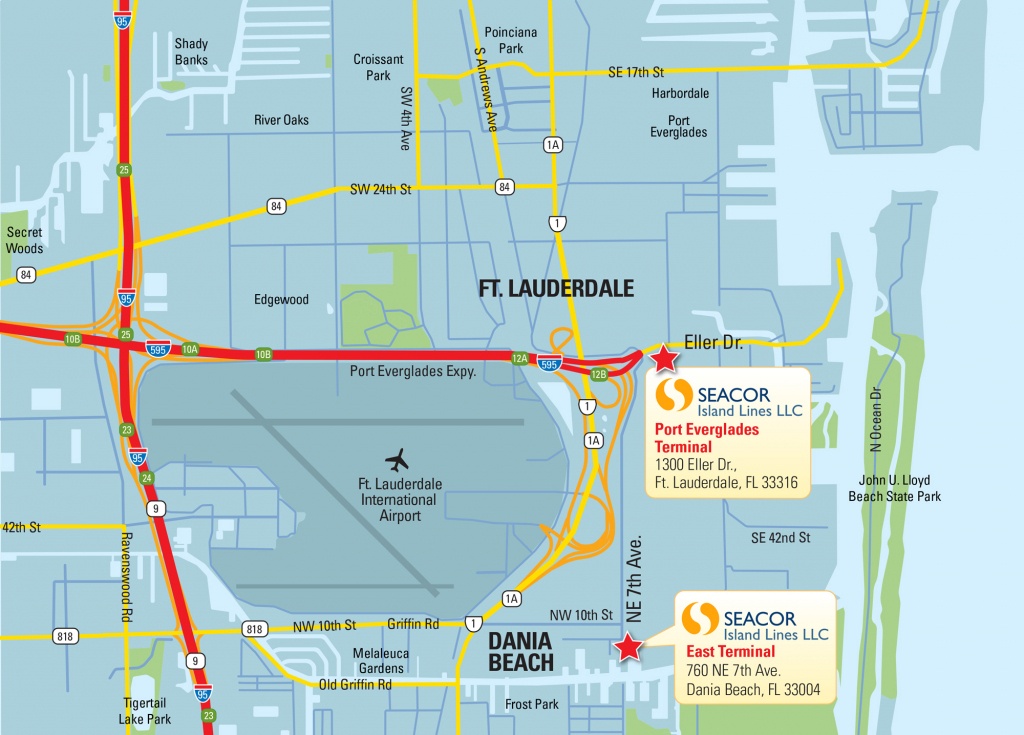 Warehouse Services At Port Everglades, Fort Lauderdale - Port Everglades Florida Map