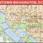 Washington, D.c. Downtown Bike Map   Printable Map Of Downtown Dc