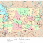 Washington Political Map   Washington State Counties Map Printable