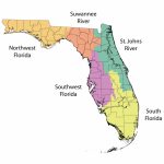 Water Management Districts | Florida Department Of Environmental   Flood Zone Map South Florida