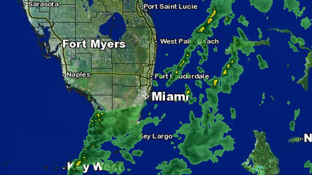 Weather Forecast: Isolated Showers Early Friday, Clear Later - Nbc 6 - South Florida Weather Map