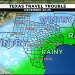 Weather Forecast Leading Into Christmas Hints At Travel   Texas Weather Map