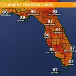 Weather Maps On 10News In Tampa Bay And Sarasota   Florida Weather Map Temperature