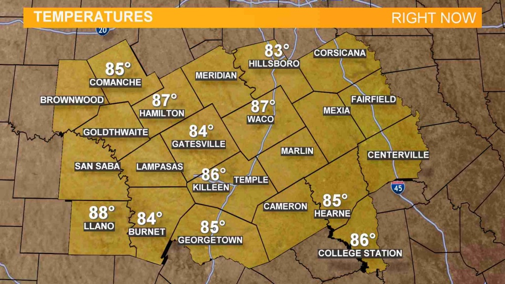 Weather Maps On Kcentv In Waco - Waco Texas Weather Map