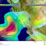Weather Radar Digital Satellite Map (N. California) Stock Video   Satellite Weather Map California