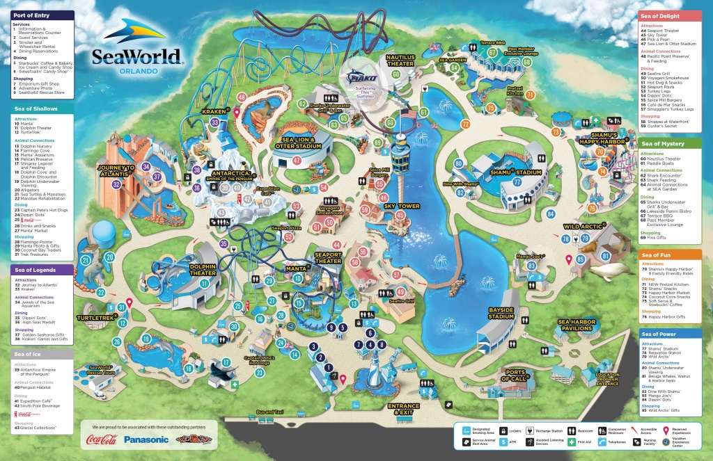 Web Map 3 22 16 Sea World - World Wide Maps - Seaworld San Antonio Printable Map
