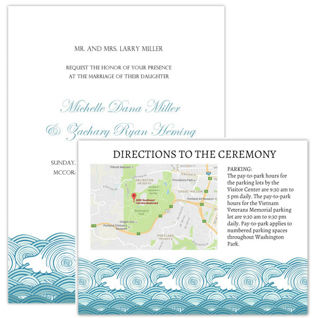 Wedding Invitation Maps - Free Printable Wedding Maps