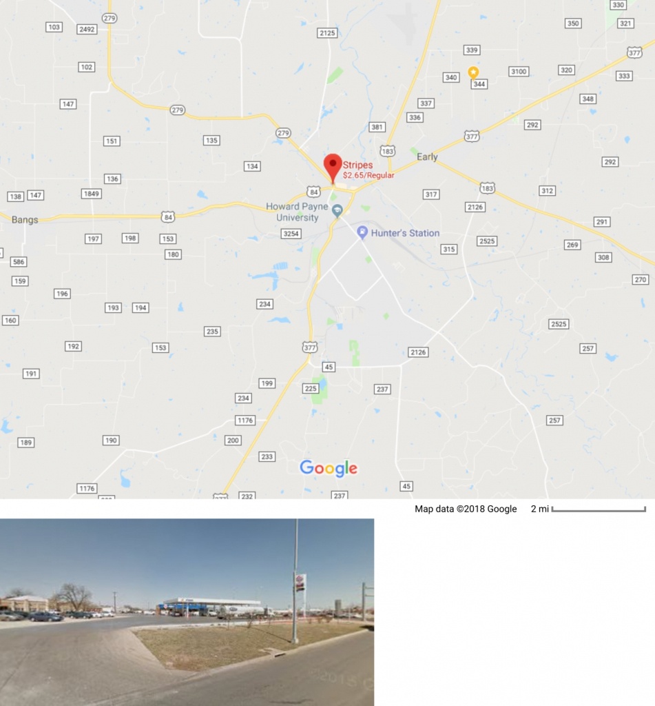 Weekends Home Information - Brady Texas Map