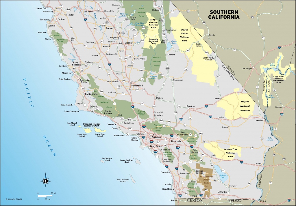 West Coast Map Of California And Travel Information | Download Free - Map Of Central California Coast Towns