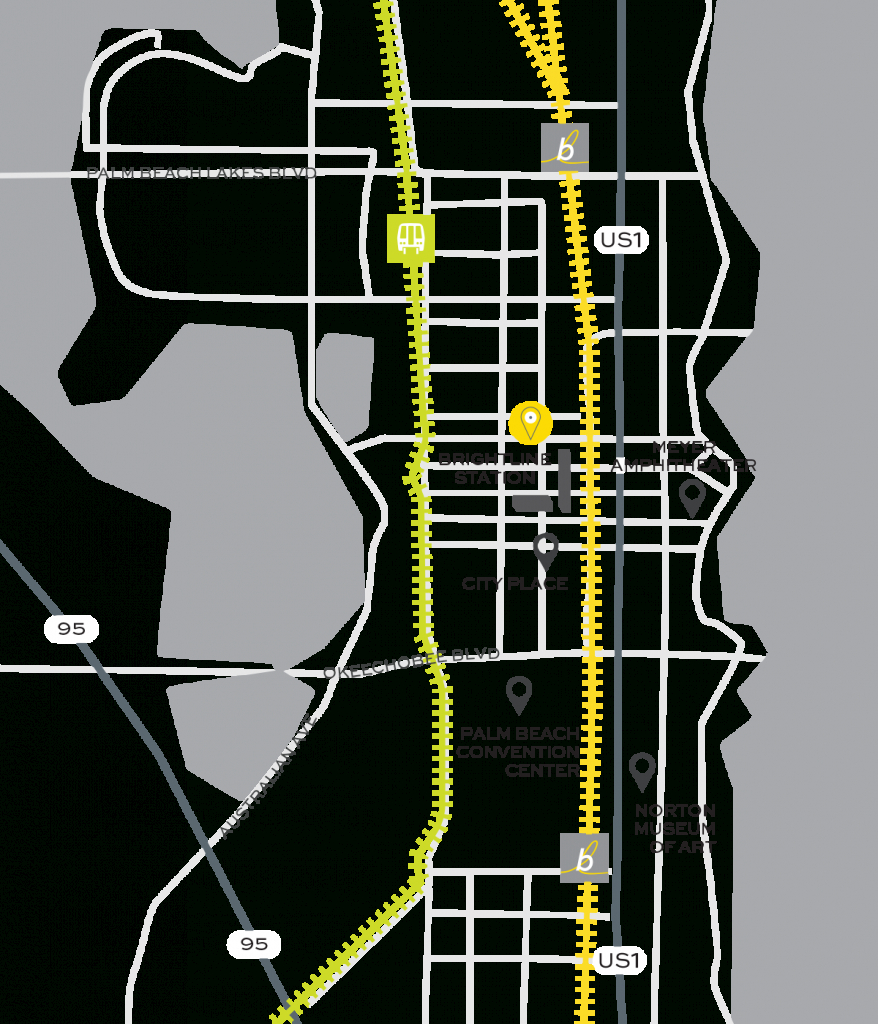 West Palm Beach Train Station | Brightline - Brightline Florida Map