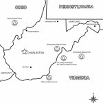 West Virginia State Map Coloring Page | Free Printable Coloring Pages   Printable Map Of West Virginia