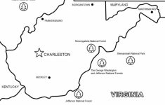 Printable Map Of West Virginia