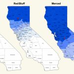 Where Exactly Is Northern California? | Nspr   Red Bluff California Map