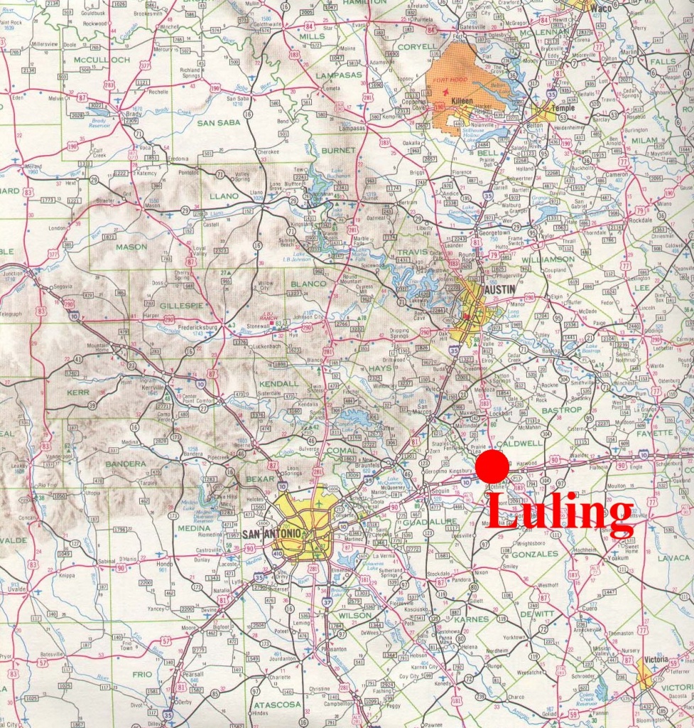 Where Is Luling Texas On A Map | Business Ideas 2013 - Luling Texas Map