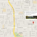 Where We Are | Campbell Union School District   Campbell California Map
