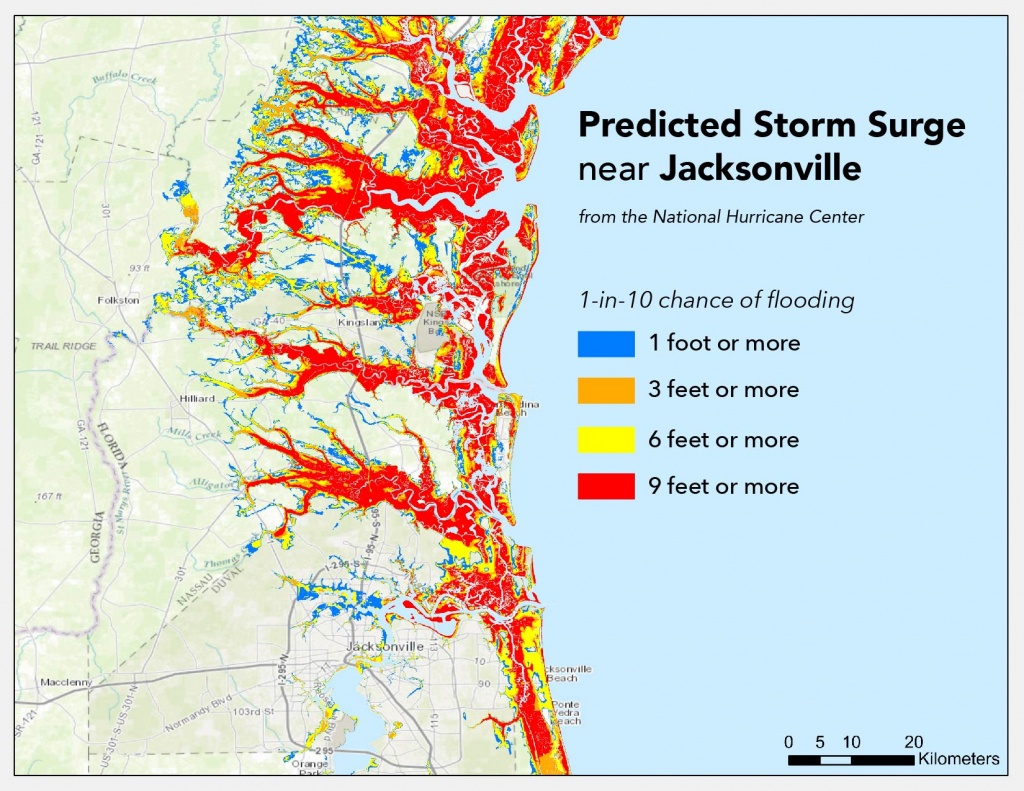 Where Will Hurricane Matthew Cause The Worst Flooding Temblor South Florida Flood Map 