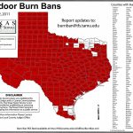 Where You Can And Can't Shoot Fireworks In Texas [Pic]   Texas Burn Ban Map