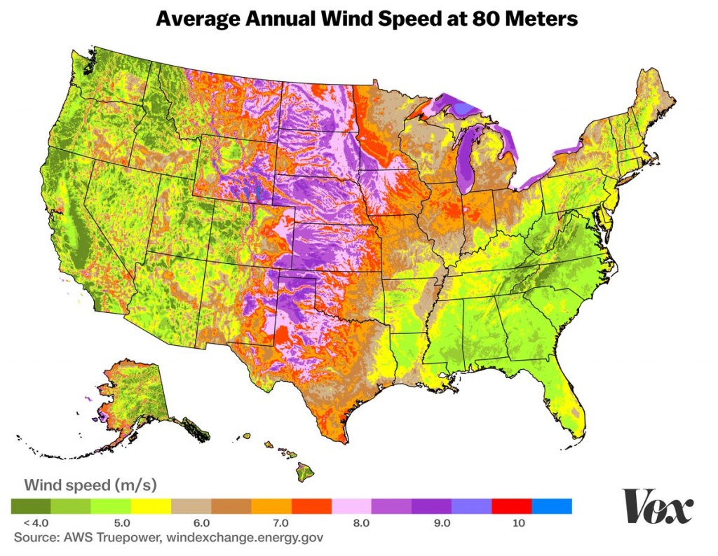 Wind Energy&amp;#039;s Lopsided Growth In The Us, Explained With 4 Maps - Vox - Wind Farms Texas Map